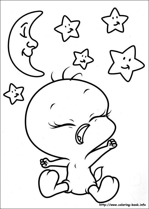 Baby Tweety Bird Coloring Pages