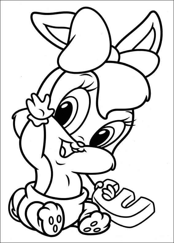 567x794 Fun Coloring Pages Baby Looney Tunes Coloring Pages (Tweety