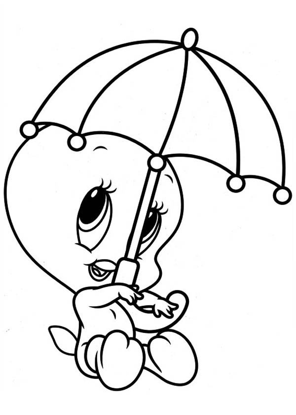 600x840 Majestic Looking Tweety Bird Coloring Pages Baby Murderthestout