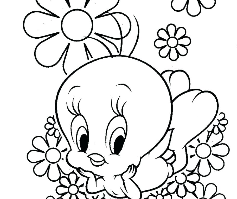 911x768 Baby Bird Coloring Baby Bird Coloring Page Baby Tweety Bird
