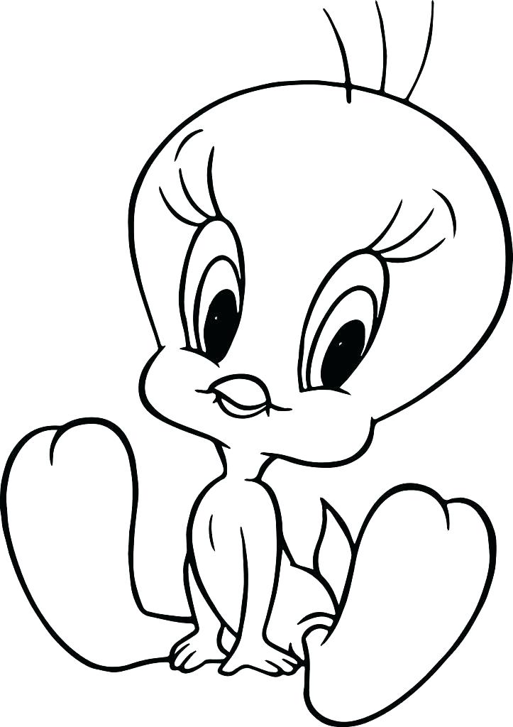 723x1024 Baby Tweety Bird Coloring Pages Fuhrer Von