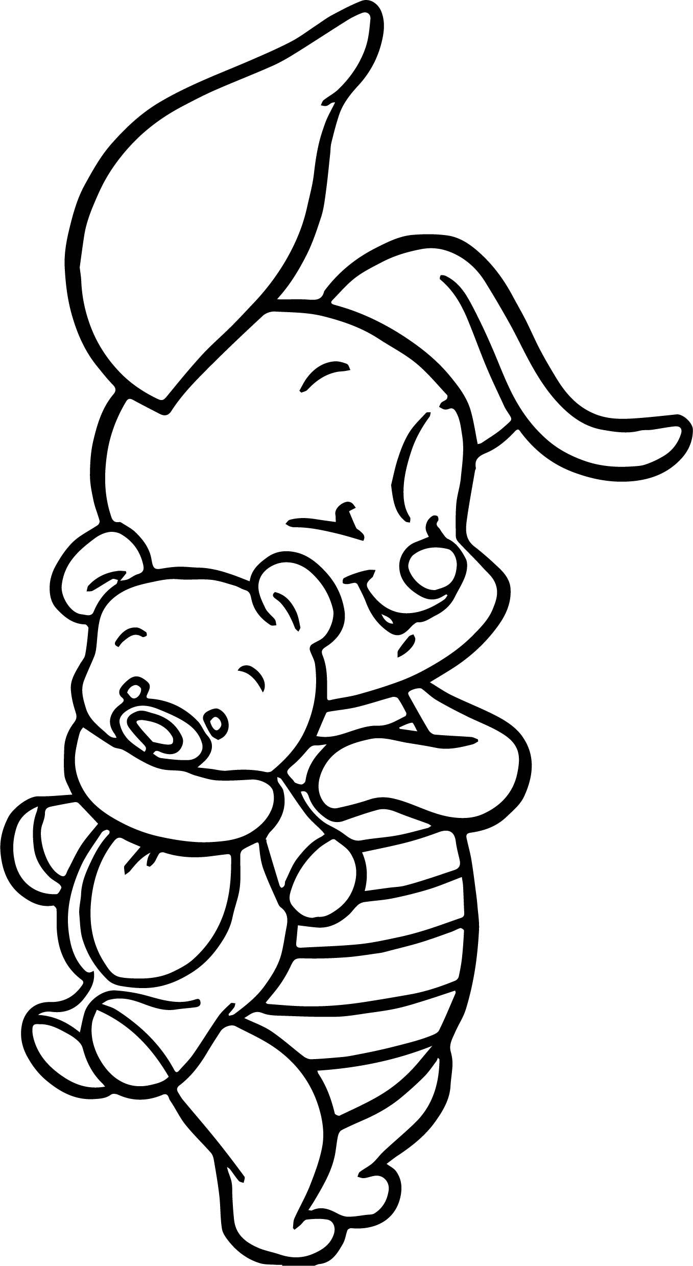Baby Winnie The Pooh Coloring Pages