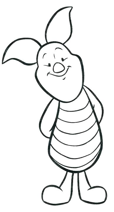 387x720 Coloring Winnie The Pooh Coloring Page Pages Cute Piglet Baby
