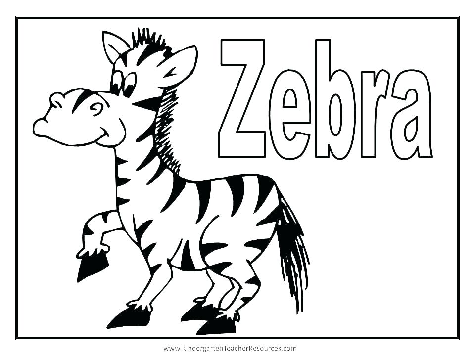 960x720 Zebra Coloring Pages Impair.co