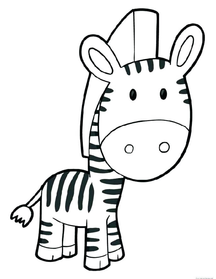 687x889 Baby Zebra Coloring Pages Coloring Picture Of Zebra Baby Zebra