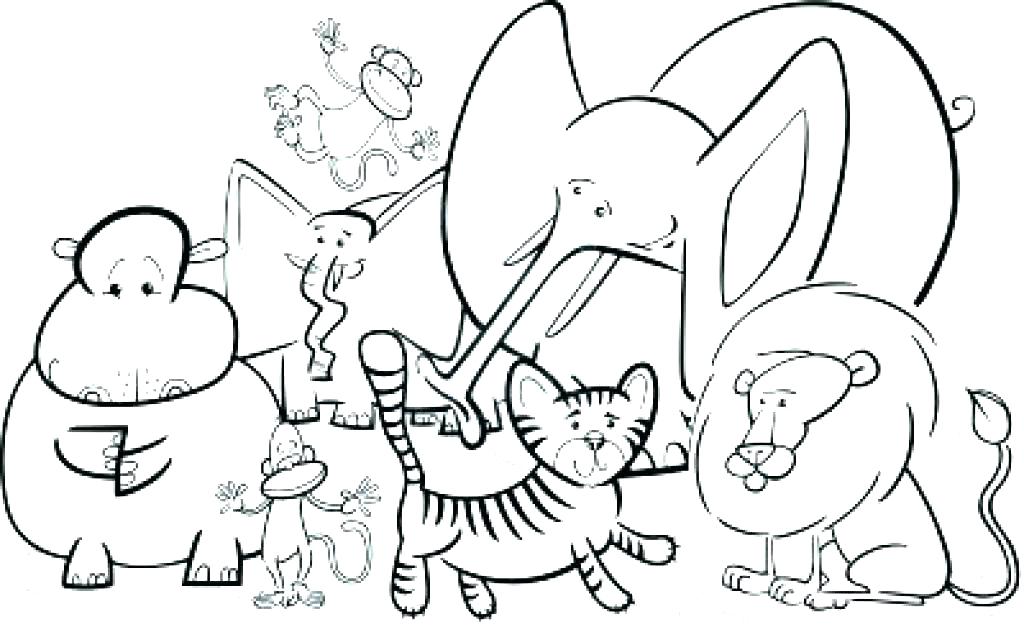 1024x632 Coloring Pages Of Zoo Animals Coloring Pages Zoo Animals Baby Zoo