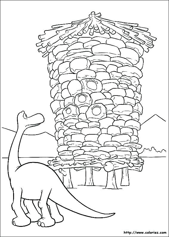 567x794 Disney Good Dinosaur Coloring Pages Pin By On Babysitting