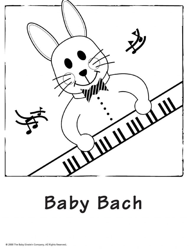 640x844 Coloring Pages Baby Einstein