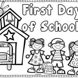 300x300 Back To School Coloring Pages For 2nd Grade Fresh First Day School