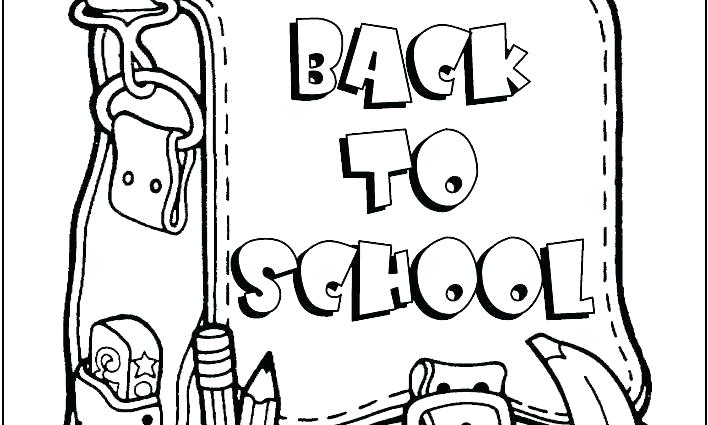 708x425 Preschool Coloring Pages Back To School