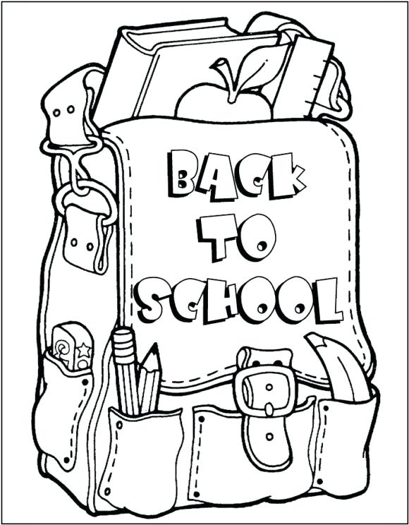 580x744 Back To School Coloring Pages Coloring Pages For Back To School