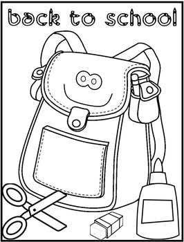 266x350 Back To School Coloring Pages For Second Grade Color Bros