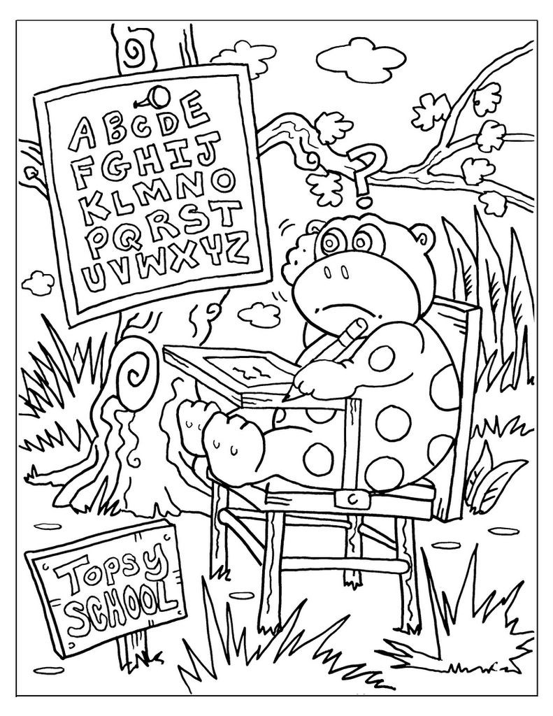 791x1024 Back School Coloring Pages For Preschool Color To Free Printables