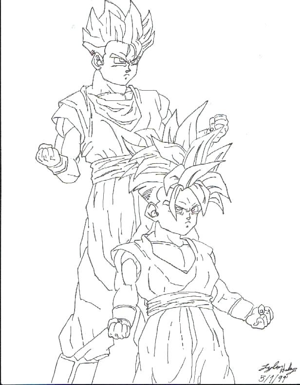 616x790 Future Gohan Coloring Pages Gohan Coloring Pages Creyoco Free