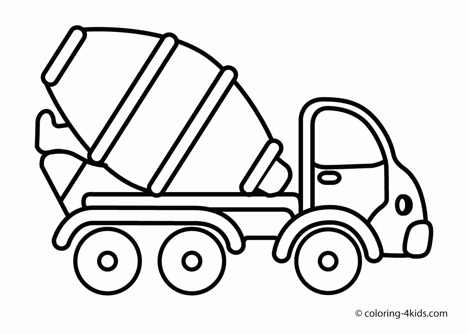Backhoe Coloring Page