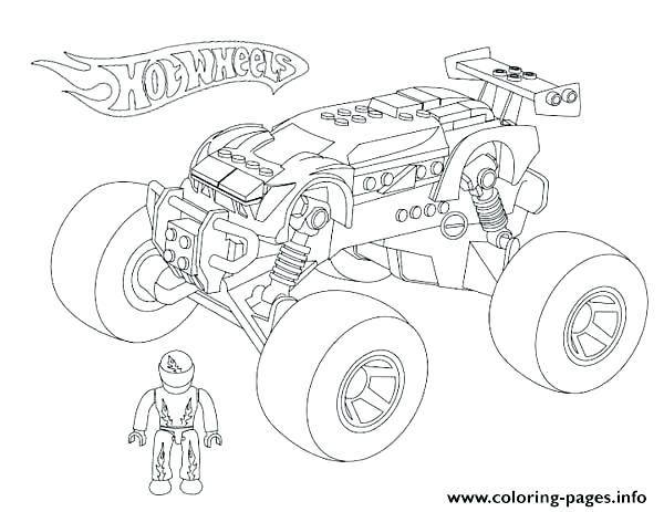 600x463 Grave Digger Coloring Pages Monster Trucks Coloring Pages Hot