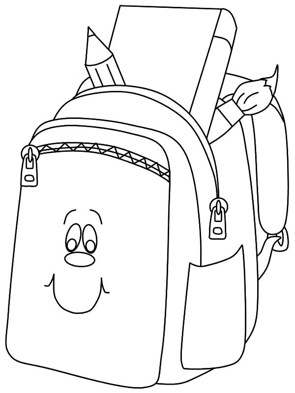 600x800 Backpack Coloring Page Best Of Free Coloring Pages Of Backpack
