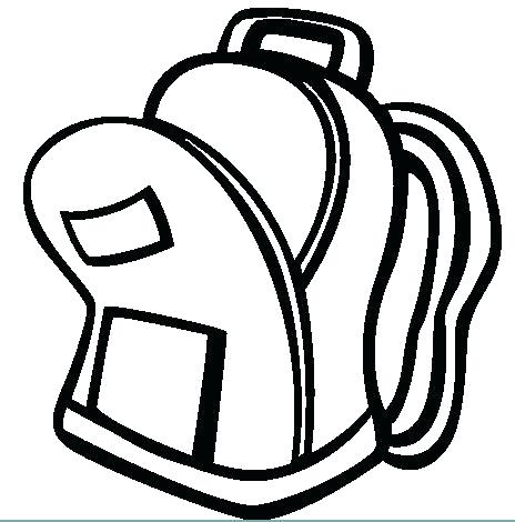 464x470 Backpack Coloring Pages Backpack Coloring Pages Free Backpack