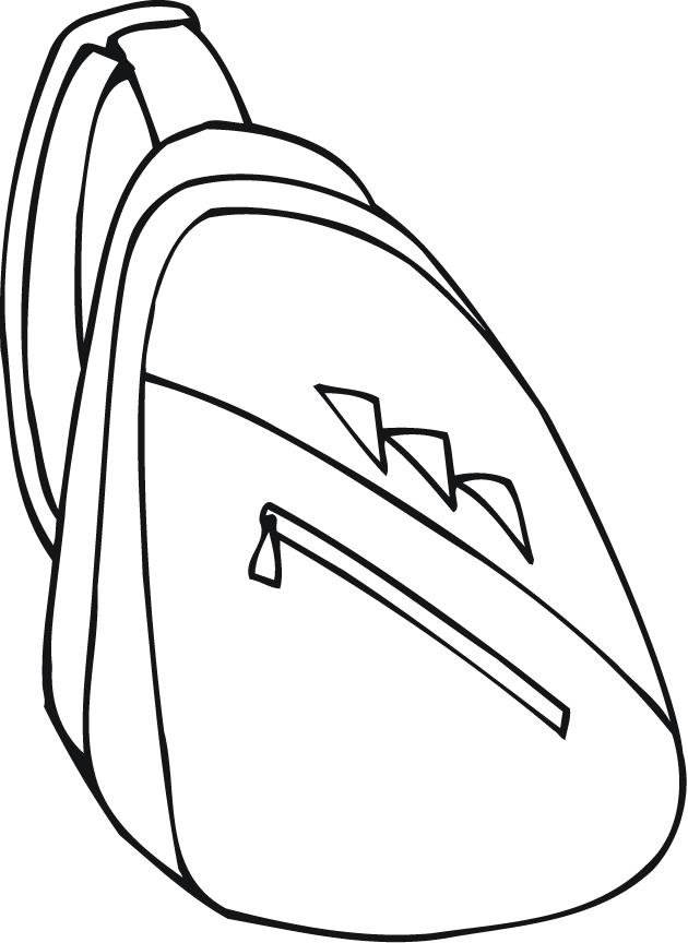 630x864 Backpack Coloring Sheet 568894