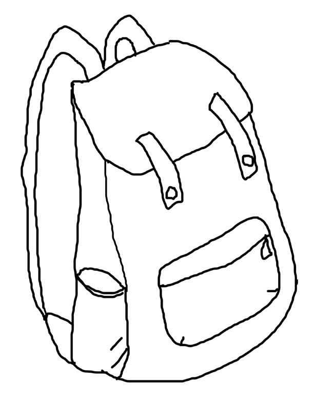 612x792 Last Minute Backpack Coloring Sheet 568876 Sporturka Backpack