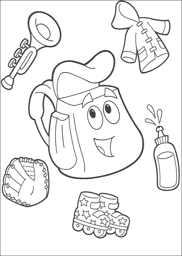 607x850 Menorah Para Colorear Backpack Coloring Page Menorah Para Pintar
