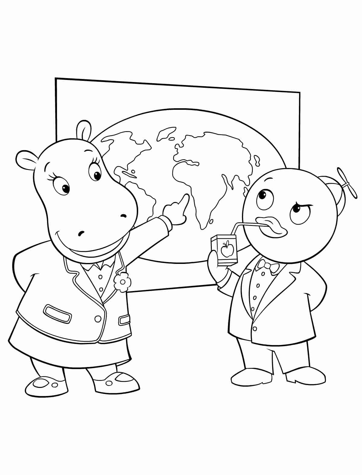 1200x1575 Free Printable Backyardigans Coloring Pages For Kids Cool To