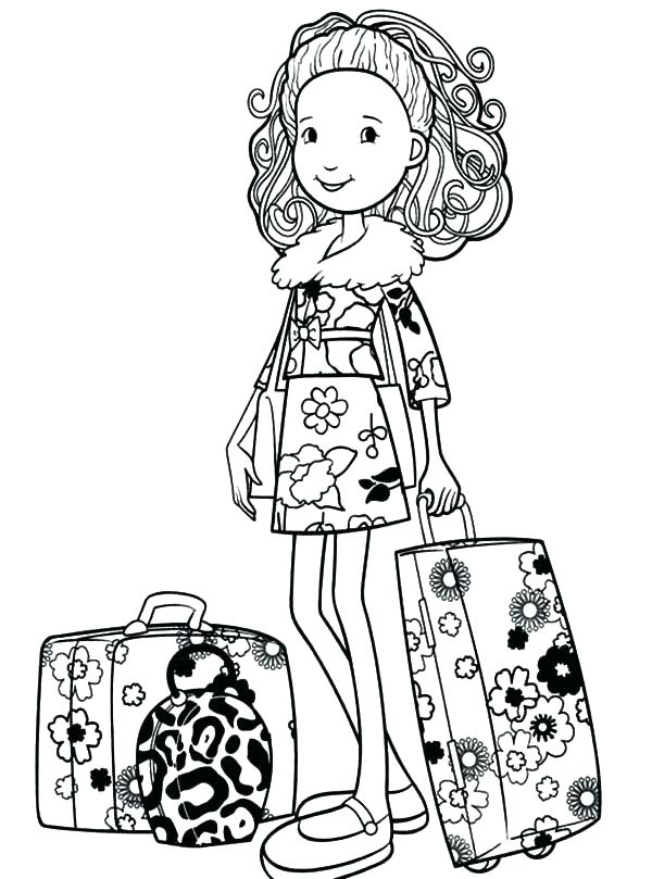 600x809 Groovy Girls Camping At Backyard Coloring Pages Coloring