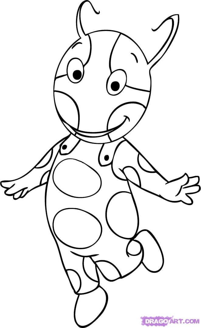 661x1074 Backyardigans Coloring Pages Backyardigans Coloring Pages Uniqua