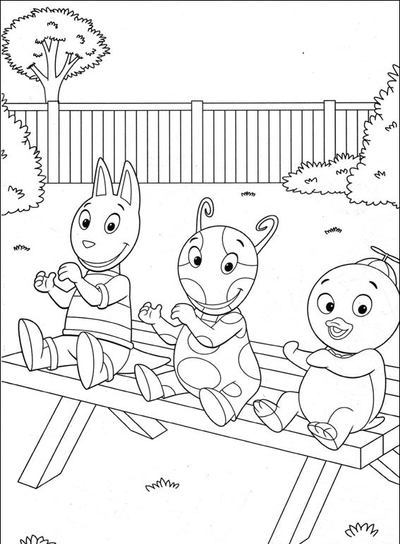 567x770 Backyardigans Coloring Pages