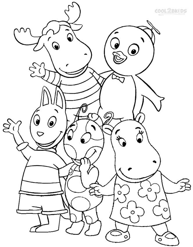 664x850 Printable Backyardigans Coloring Pages For Kids Cool2bkids