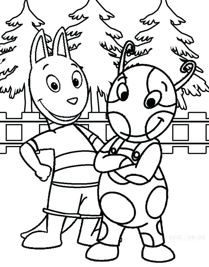 664x850 Backyardigans Coloring Pages Backyardigans Christmas Coloring