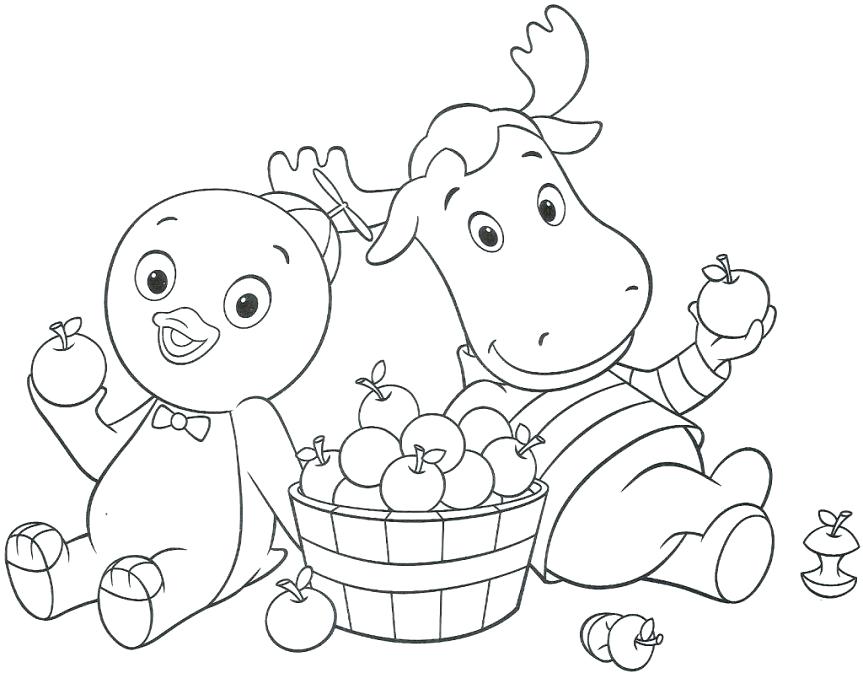 863x673 Backyardigans Coloring Pages Coloring Pages Pictures Page Large
