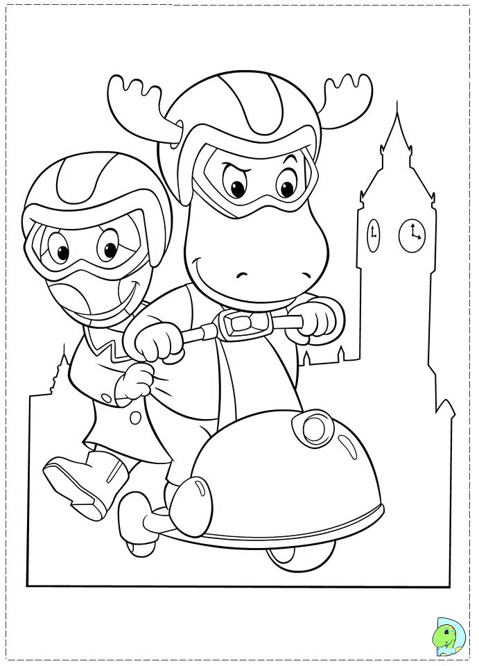 691x960 Backyardigans Coloring Pages The Coloring Pages Backyardigans