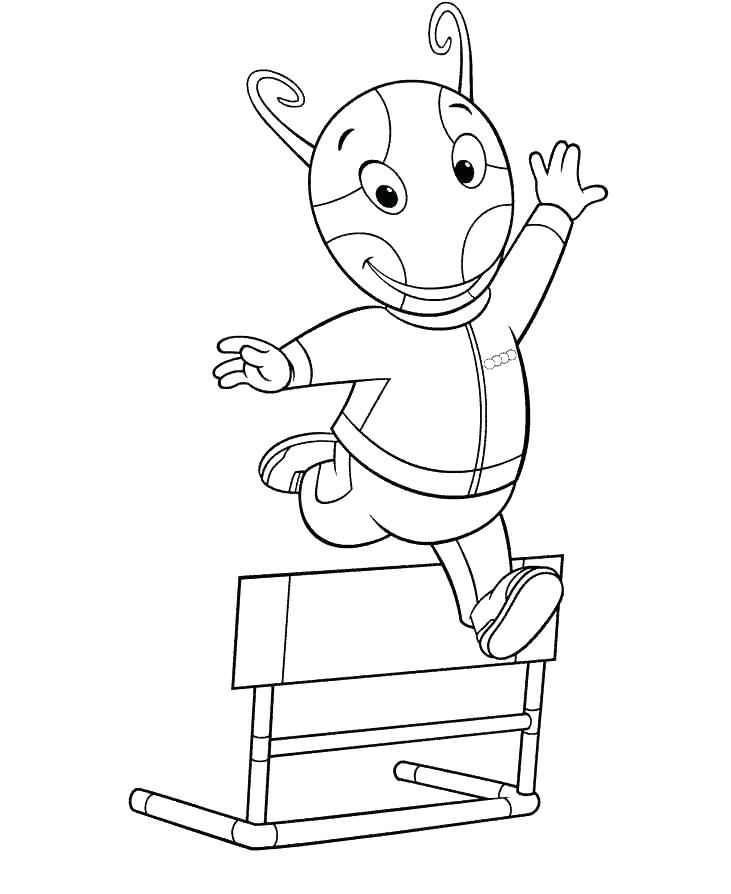 731x894 Backyardigans Coloring Pages