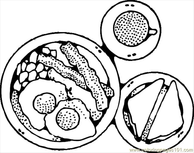 650x511 Fast Of Bacon And Eggs.svg.hi Coloring Page
