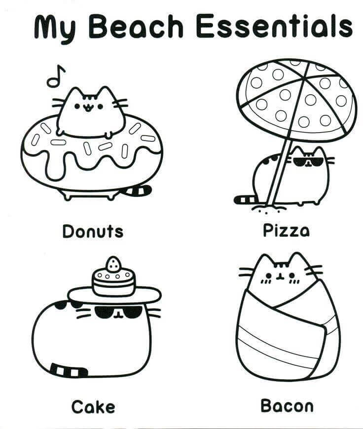 736x870 20 Free Pusheen Coloring Pages To Print