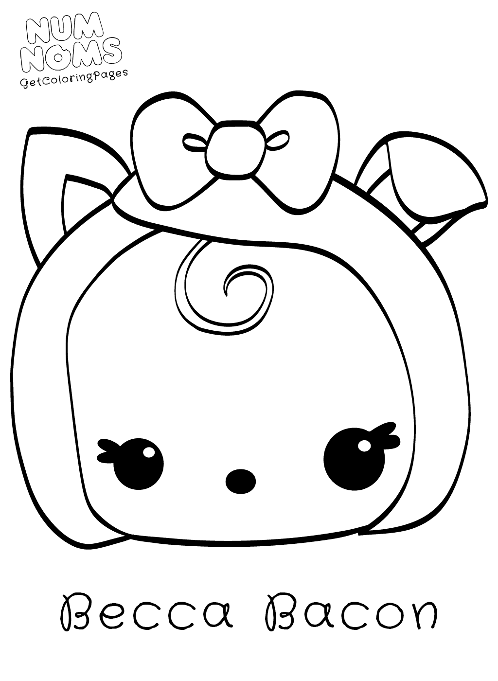 1024x1400 Num Noms Coloring Pages Becca Bacon
