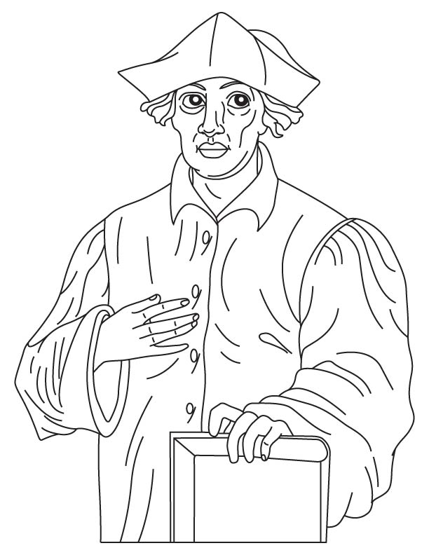 612x792 Roger Bacon Coloring Page Mystery Of History 2