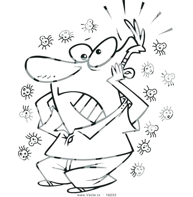 618x630 Bacteria Coloring Pages Germs Coloring Pages Washing Hands