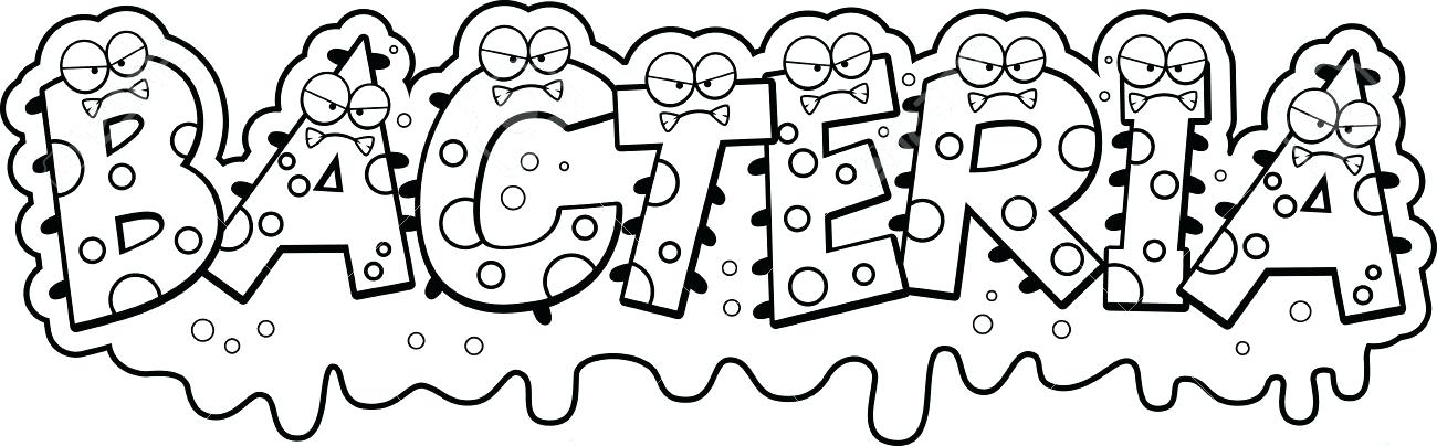 1300x404 Bacteria Coloring Pages Bacteria Black And White Free Pages