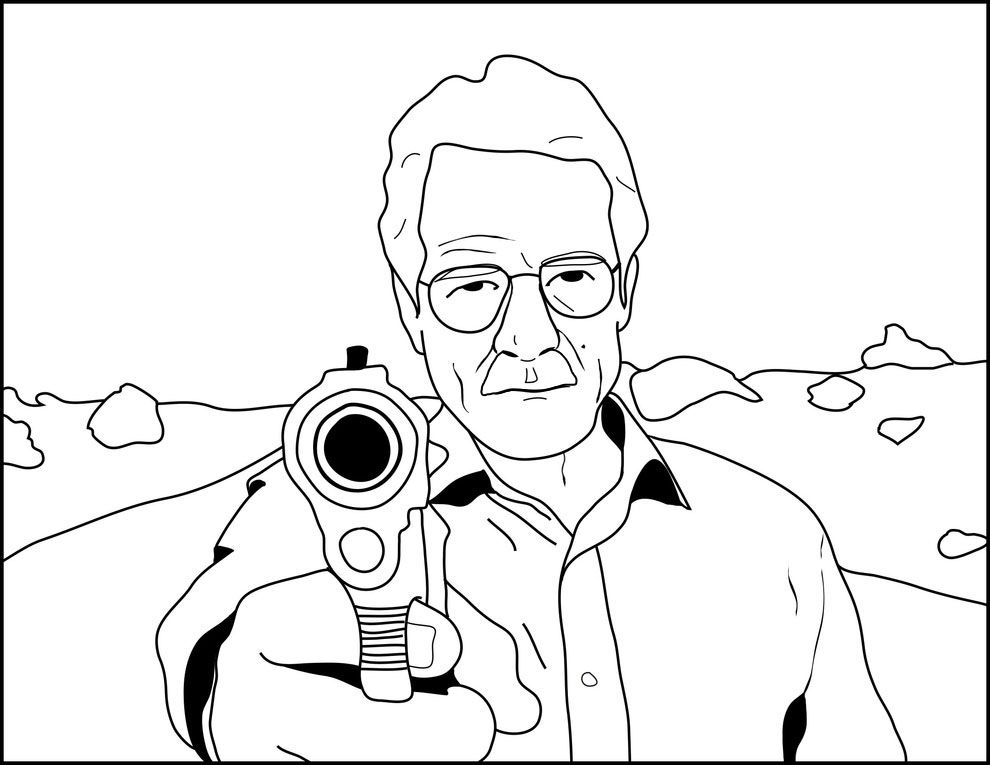 990x765 The Breaking Bad Coloring Book Breaking Bad, Coloring Books