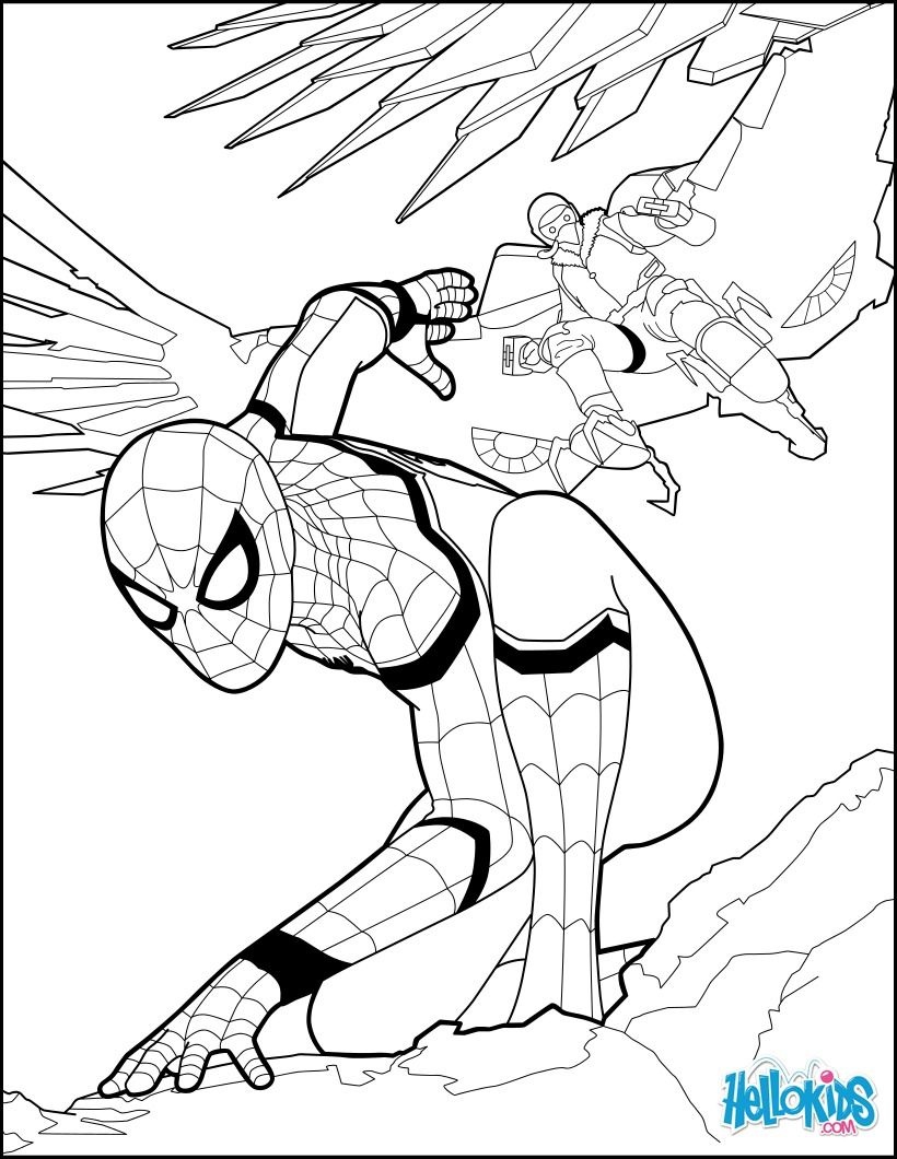 820x1060 Cartoon Spiderman Bad Guy Coloring Pages Gallery Coloring Sheets