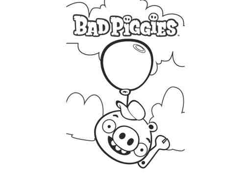 512x360 Angry Birds Bad Piggies Coloring Pages Angry Birds Bad Piggies