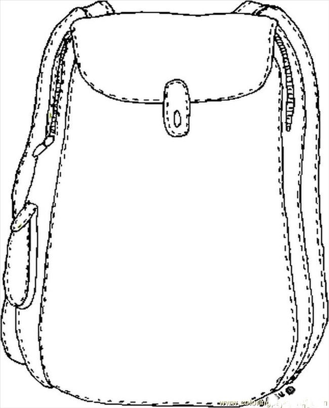650x806 Bag Coloring Pages 12 Coloringpagehub