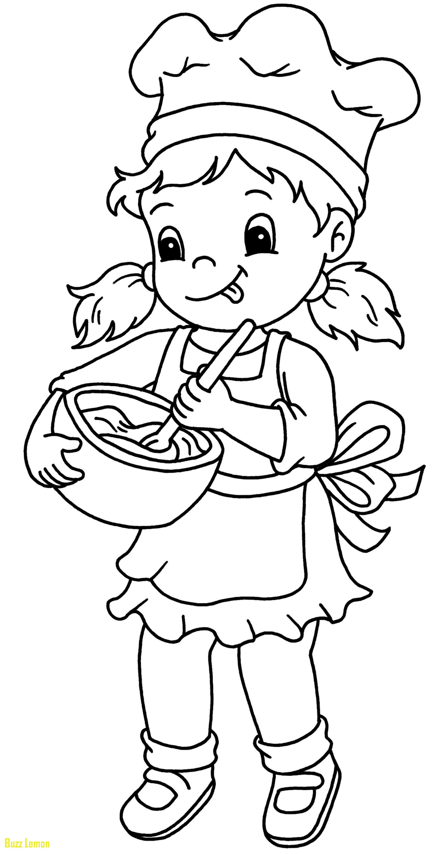 1469x2874 Lovely Baker Coloring Page Buzz Coloring