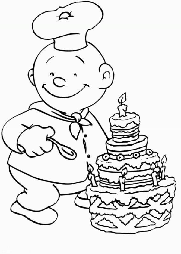 600x844 Theme Baker Coloring Pages ~ Juf Milou