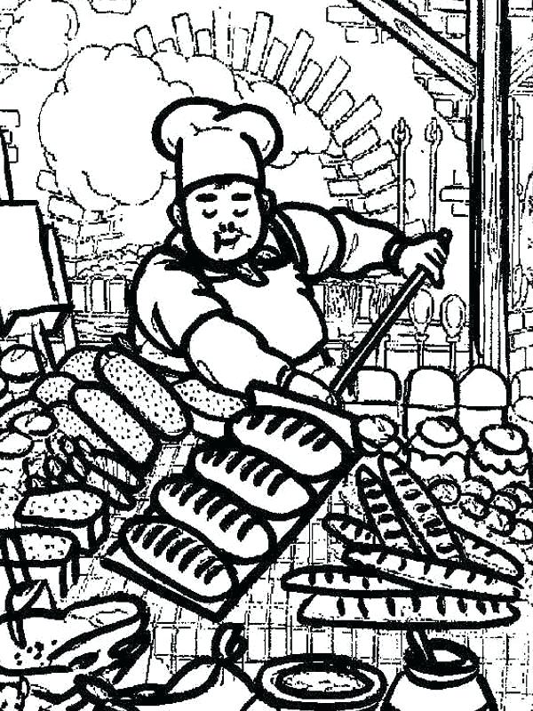 600x800 Bakery Coloring Pages Awesome Picture Of Bakery Chef Coloring