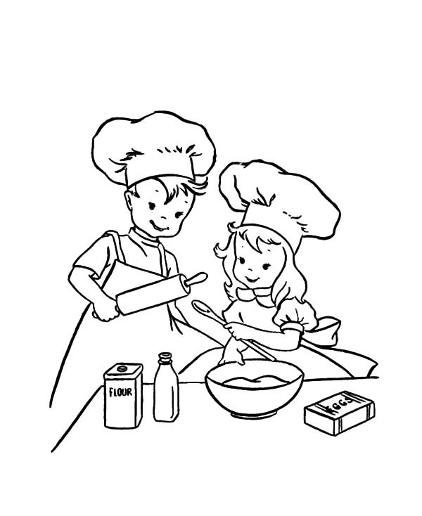 600x734 Learn To Baking Cookies Coloring Pages Best Place To Color