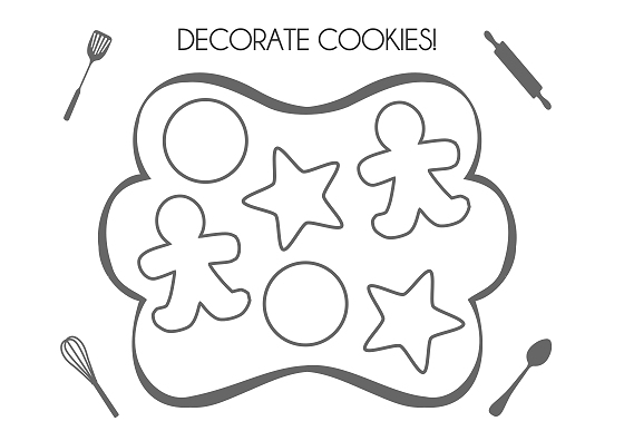 560x396 Gingerbread Holiday Baking Christmas Printables Coloring Sheets