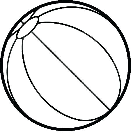 450x470 Beach Ball Coloring Page Beach Ball Coloring Pages Beach Ball